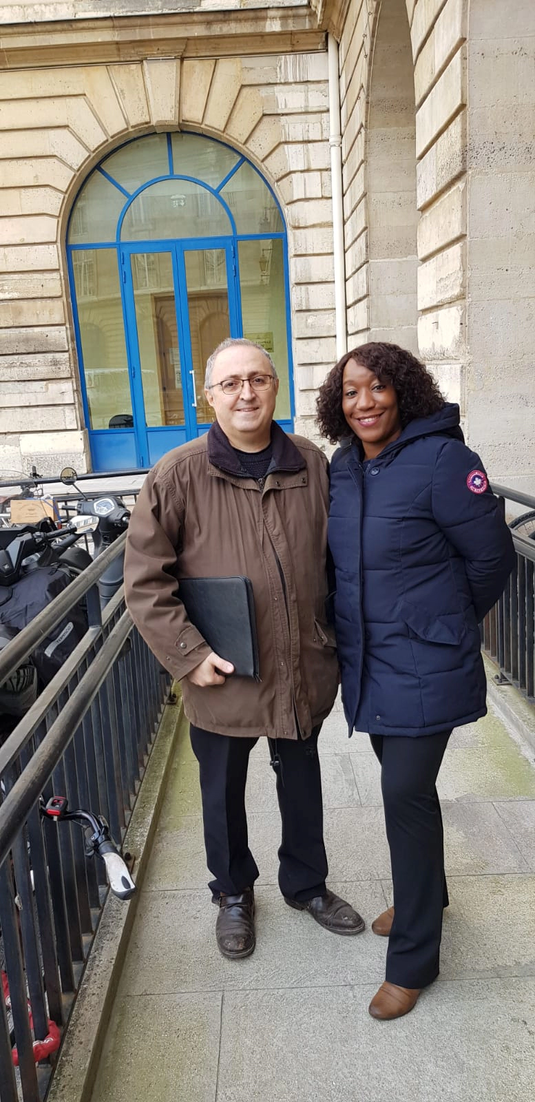 Sophie CASSUBIE et Bassam BEYLOUNEH, dirigeants du Syndicat Convergence